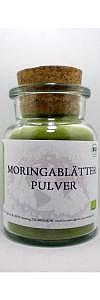 Moringa Pulver Bio im Korkenglas