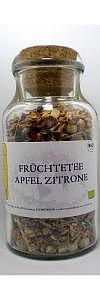 Früchtetee Apfel Zitrone Bio im Korkenglas