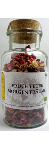 Früchtetee Morgenträume im Korkenglas