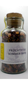 Früchtetee Sommerbrise im Korkenglas