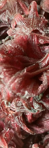 Hibiskusblüten kandiert, naturbelassen und ungeschwefelt